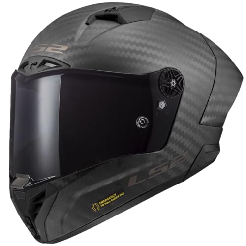 LS2, Casco Moto Integral THUNDER CARBON GP PRO FIM Matt Carbon, S