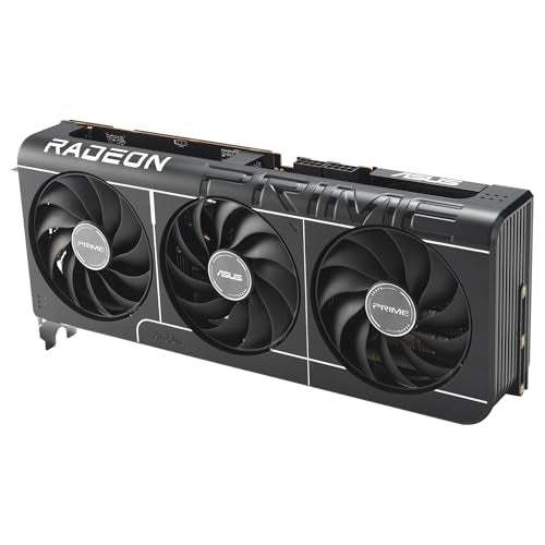 ASUS Prime Radeon RX 9070 OC Edition, Tarjeta gráfica (PCIe 5.0, HDMI/DP 2.1, diseño de 2,5 Ranuras, Ventiladores axial-Tech, rodamientos de Ventilador de Doble Bola, BIOS Doble, GPU Guard)