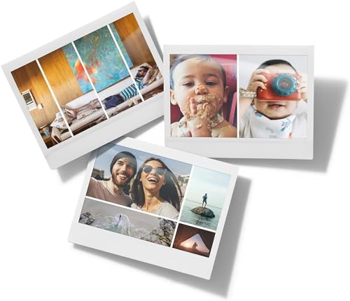 instax Link Wide Impresora para teléfonos, Color Blanco Ceniza.