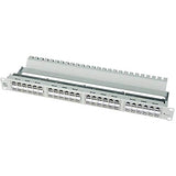 TELEGÄRTNER J02024A0007 Entrance Panel Cat 6+, 1U, 48 Ports, Light Grey