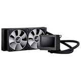 Asus ROG Ryujin III 240 ARGB - Kit de Refrigeración líquida CPU, Bomba Asetek 8a generación, 2 ventiladores de 120 mm, pantalla LCD de 3.5", Compatible con Intel LGA 1700, 115x, 1200 y AM4, AM5
