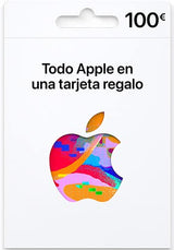 Apple Gift Card - App Store, iTunes, iPhone, iPad, AirPods, MacBook, accesorios y mucho más 100€ - para España - por post