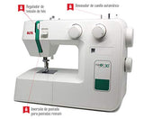 ALFA Next 30+ Spring Máquina de Coser, Verde, 30 X 19 X 37 Cm