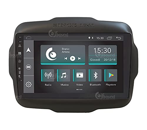 Radio de Coche para Jeep Renegade Android GPS Bluetooth WiFi USB Dab+ Touchscreen 9" 4core Carplay AndroidAuto