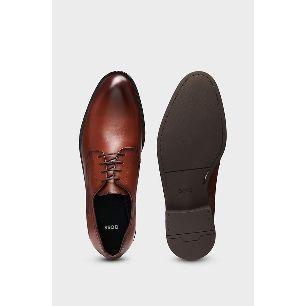 BOSS Tayil_Derb_bunl, Derby Hombre, Medium Brown, 44 EU