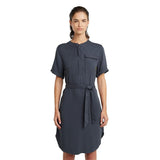G-STAR Belted Dress SS Wmn Vestido Informal, Gris Petrol D26157-d573-860, XXS Mujeres