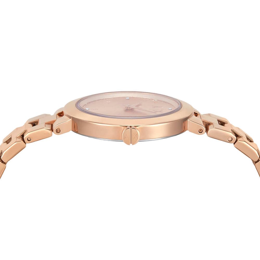 Armani Exchange Reloj Analógico para Mujeres de Cuarzo con Correa en Acero Inoxidable AX5177