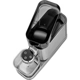 WMF Lumero - Molinillo de café espresso eléctrico, 150 W, botones táctiles LED, 40 grados de molienda, contenedor de harina de café, acero inoxidable Cromargan mate