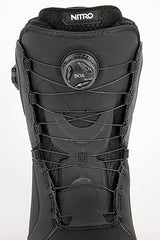 Nitro Darkseid Boa All Mountain Freeride Freestyle Highend Premium Schnellschnürsystem Step On Boot Snowboardboot Barco de Snowboard, Hombre, Negro, 28