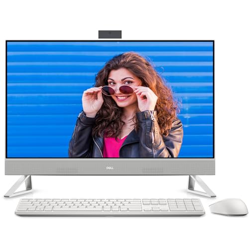 Dell Inspiron 24 5430 - Ordenador de sobremesa (23,8", FHD, Procesador Intel Core i5-1334U, gráficos Intel, RAM 8GB, SSD 512GB, Windows 11 Home, Teclado francés AZERTY, Blanco