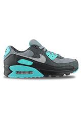 NIKE Air MAX 90, Sneaker Hombre, Cool Grey Wolf Grey Dusty Cactus Black, 41 EU