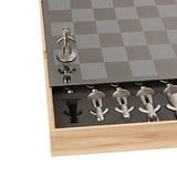 Umbra Buddy Juego de ajedrez, Zinc, Natural