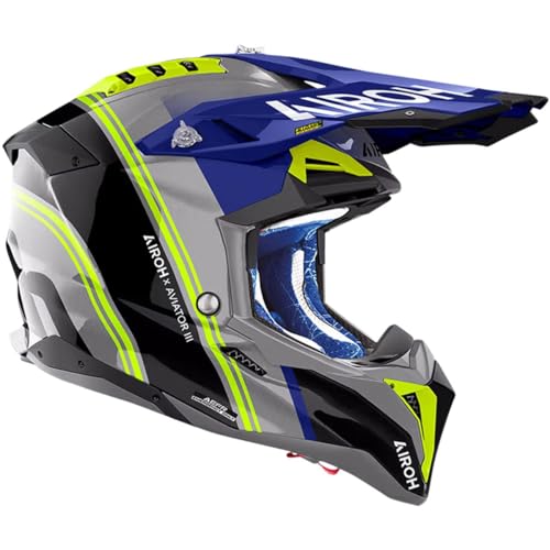 AIROH Aviator 3 Hima Blue Gloss L