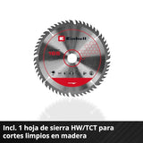 Einhell Professional Sierra de incisión con batería TP-PS 18/165 Li BL-Solo Power X-Change (18V, Ø 165 mm, hoja de sierra, Brushless, profundidad de corte 56 mm, ajuste sin herramientas, sin batería)