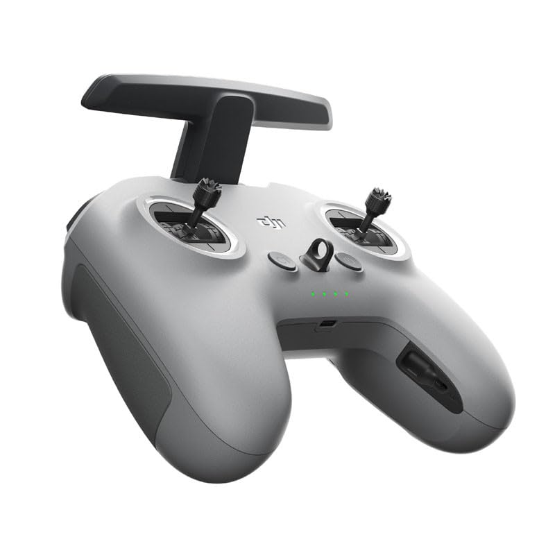 DJI FPV - Remote Controller 2, Controlador Remoto Compatible con el dron DJI FPV, Pilotaje Remoto, Radiocontrol Incorporado, Alcance de Control de hasta 6 km, hasta 9 Horas de Uso