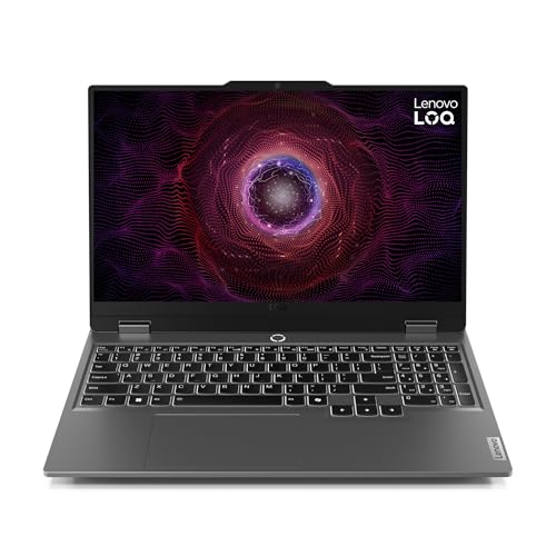 Lenovo LOQ Gen 9 - Ordenador Portátil Gaming IA 15.6" FHD, 144 Hz (AMD Ryzen 7 7435HS, NVIDIA GeForce RTX 4050, 24 GB RAM, 512 GB SSD, Wi-Fi 6, Sin Sistema Operativo) Teclado QWERTY Español - Gris