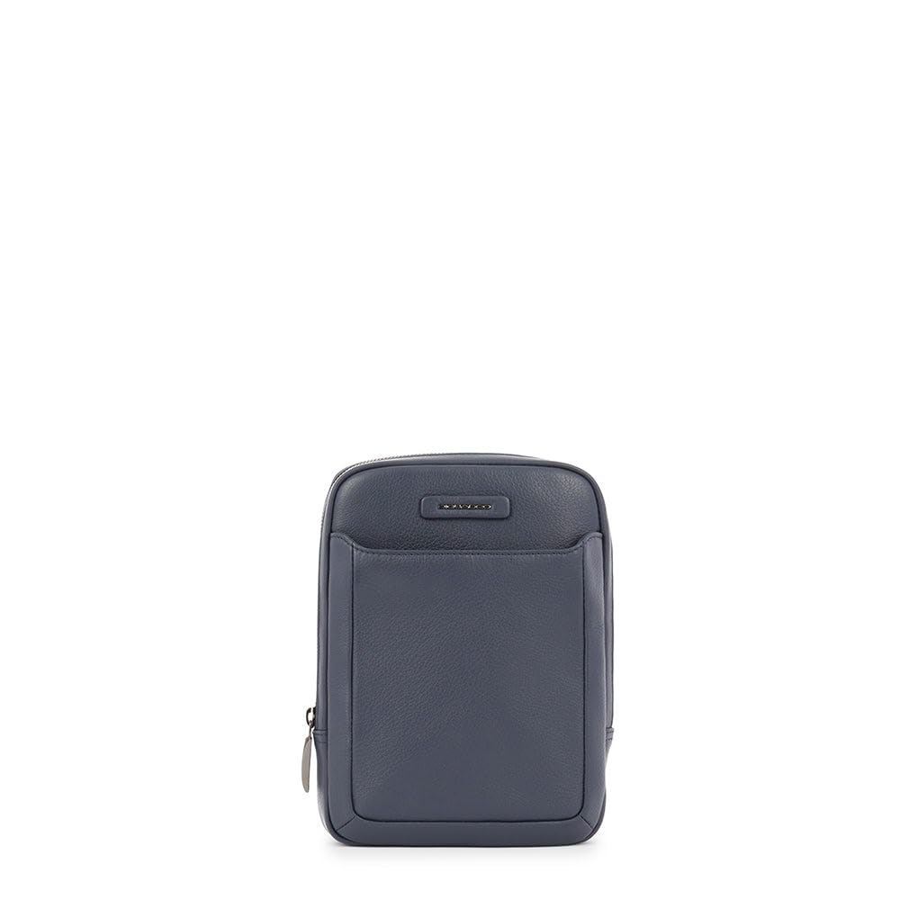 PIQUADRO Modus, Funda de Piel para iPad Mini Hombres, Turquesa, OneSize
