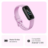 Google Pixel 8 Pro -Smartphone Android Libre con Lente teleobjetivo - Celeste, 128GB + Fitbit Inspire 3, la Pulsera de Salud y Actividad física con hasta 10 días de batería - Lavanda