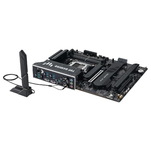 ASUS TUF Gaming X870E-PLUS WIFI7 Placa Base AMD X870E ATX, VRM de 16+2+1 Fases, DDR5, PCIe 5.0, Q-Release Slim, M.2, WiFi 7, USB4 Tipo-C, Aura Sync, AI Cooling II, AI Networking II y AI Overclocking