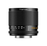 TTArtisan Lente de Cuerpo de Metal F5.6 Reflex (Doughnut Bokeh) de 250 mm Compatible con Montura M42, Color Negro