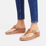 Fitflop Lulu, Sandalias Mujer, Beige, 43 EU