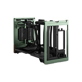 Fractal Design Terra Jade - Wood Walnut Front Panel - Small Form Factor - mITX Gaming Case – PCIe 4.0 Riser Cable – USB Type-C - Anodized Aluminum Panels