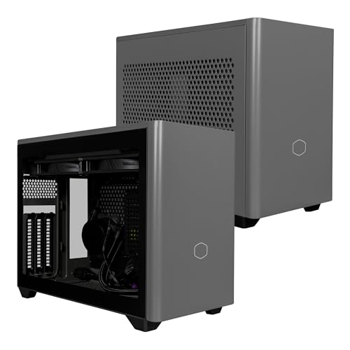 Cooler Master NR200P MAX SFF Small Form Factor Mini-ITX Case, Custom 280mm AIO, 850W SFX Gold PSU, Triple Ranura Vertical Mount GPU, PCIe Gen4 Riser, Tempered Glass or Vented Panel (NR200P-MCNN85-SL0)