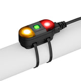 Garmin zūmo R1, Radar de visión Trasera y Visibilidad de ángulo Muerto para Motocicletas, Discreto, con Luces externas y alertas sonoras, emparejable con zūmo XT2 o Smartphone Compatible.