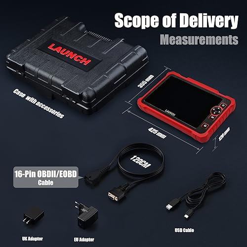 LAUNCH Escáner CRP359 OBDII para Todos los Sistemas, Lector de código OBD2 Completo, codificación ECU, Compatible con protocolo Can-FD DOIP, SGW para vehículos FCA, actualización WiFi 2 años de