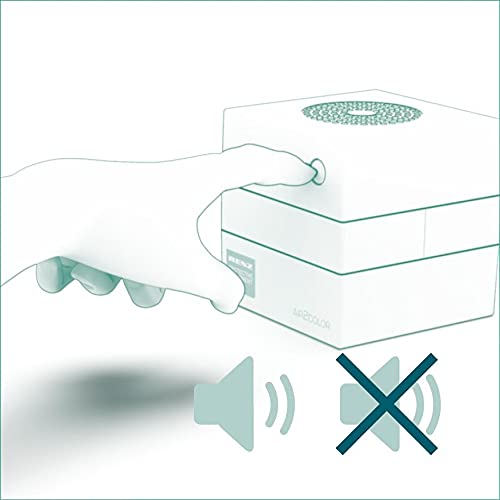 Renz AIR2COLOR - Ampel de CO2, medidor de CO2, Fabricado en Alemania con Sensor NDIR, 10 x 10 x 1