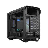 Fractal Design Torrent Nano RGB Black - Light Tint Tempered Glass Side Panels - Open Grille for Maximum Air Intake - 180mm RGB PWM Fan Included - Type C - mATX Airflow Mini Tower PC Gaming Case