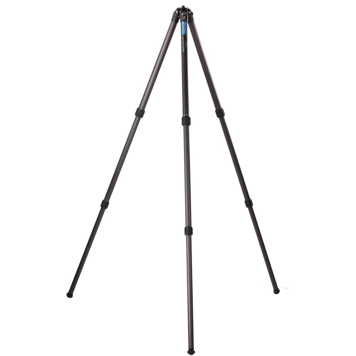Leofoto - Ranger - Trípode de Carbono para cámaras - Incluye Cabezal esférico - Capacidad de Carga de 20 kg - Pies Extensibles - Altura mínima de 9,5 cm a una Altura máxima de 152 cm - LS-323C