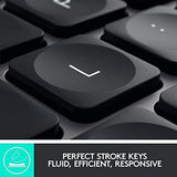 Logitech MX Keys for Mac - Teclado inalámbrico avanzado, QWERTY Inglés Reino Unido - Gris
