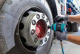 HAZET Llave de impacto neumática 9014TT I Par de apriete: 4100 Nm I Baja vibración I Manejo con una sola mano I Motor neumático de 8 palas I Accionamiento cuadrado 25 mm I Tecnología Twin-Turbo