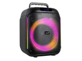 Trevi XF 215 KB - Altavoz portátil inalámbrico de 60 W, Altavoz portátil con USB, Micro SD, Line IN y función TWS, Ideal para Fiestas y Karaoke, micrófono con Cable y batería integrada