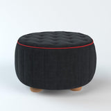 Ruumstore Puff, poliéster, Negro, Talla única