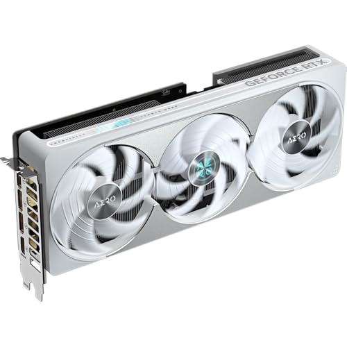 Gigabyte GeForce RTX 5080 Aero OC SFF 16G Tarjeta Gráfica - 16GB GDDR7, 256 bits, PCI-E 5.0, 2730MHz Core Clock, 3 x DisplayPort, 1 x HDMI, GV-N5080AERO OC-16GD