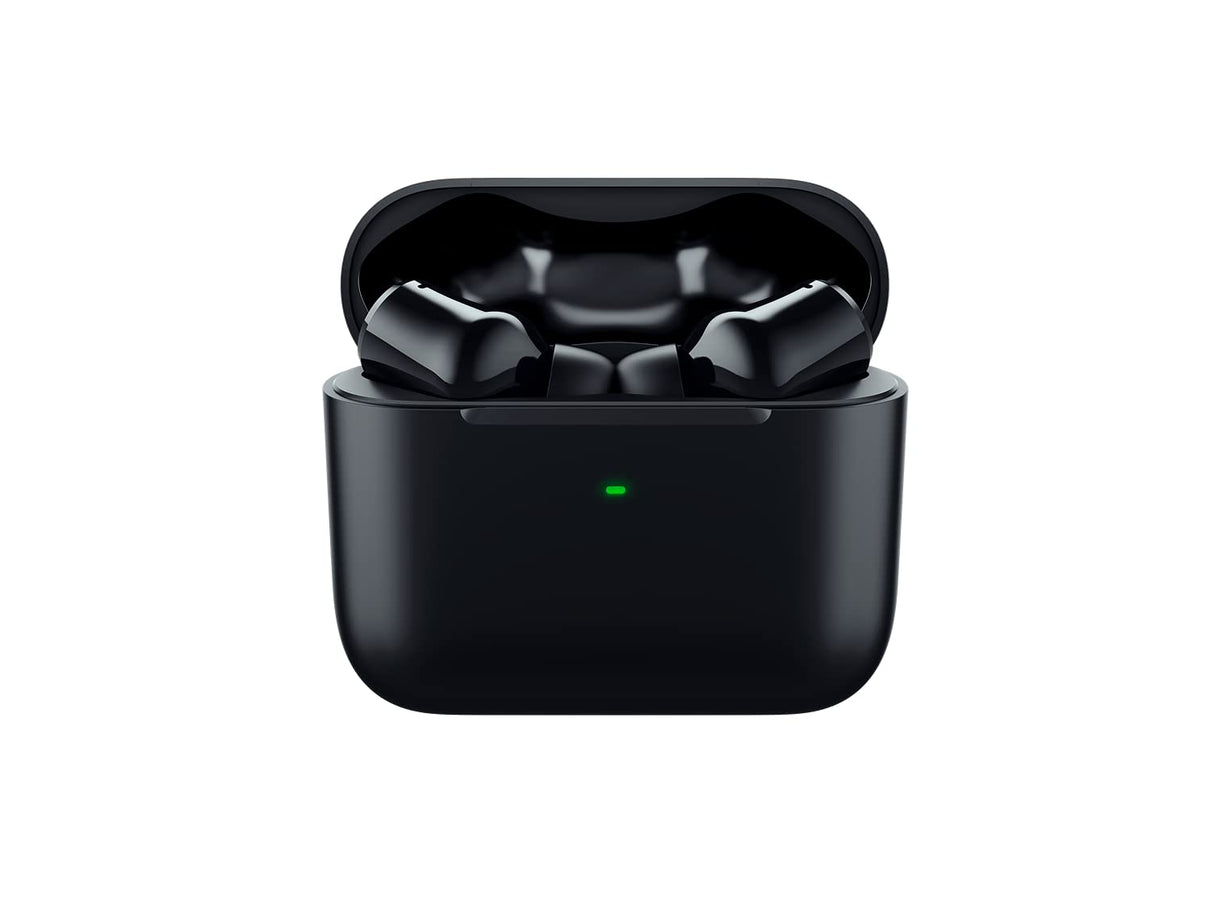 Razer Hammerhead True Wireless (2.ª generación) - Auriculares inalámbricos (intraauriculares, iluminación Chroma RGB, reducción activa del ruido ANC, latencia ultrabaja, estuche de carga) Negro