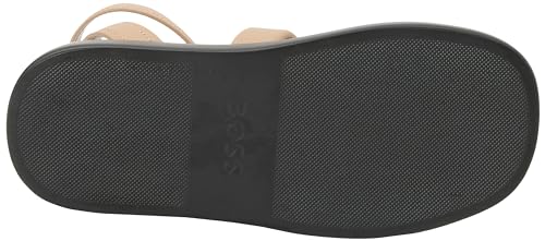 BOSS Scarlet_Sandal_C, Sandalia Mujer, Beige260, 39 EU