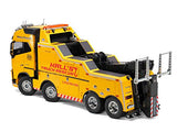 Tamiya Tamiya-56362 1:14 Volvo FH16 Tow Truck 8x4-Kit de Montaje, RC, Control Remoto, camión, Juguete de construcción, modelismo, jugueteo, Color Yellow (56362)