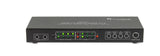 FeinTech Divisor de conmutación matricial HDMI 2.0 VMS02400, 2 entradas, 4 salidas, extractor de audio 4K 60 Hz HDR