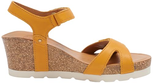 Panama Jack Julia, Sandalia de cuña Mujer, Ocre B67, 39 EU