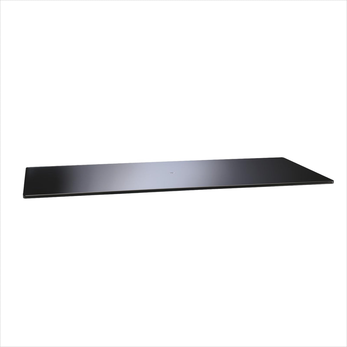 Meliconi Rotobase Elite L, Soporte Giratorio para Monitor y TV, Base Giratoria 360°, Carga 70 Kg, Cristal Templado, Negro