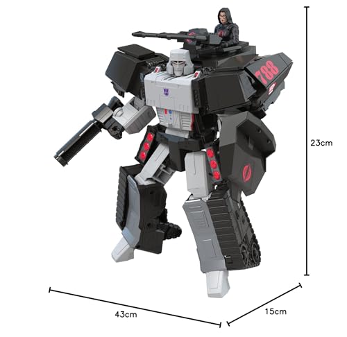 Transformers Generations Collaborative: Fusión G.I. Joe, Tanque H.I.S.S. Megatron con Figura Baronesa Cobra - A Partir de 8 años