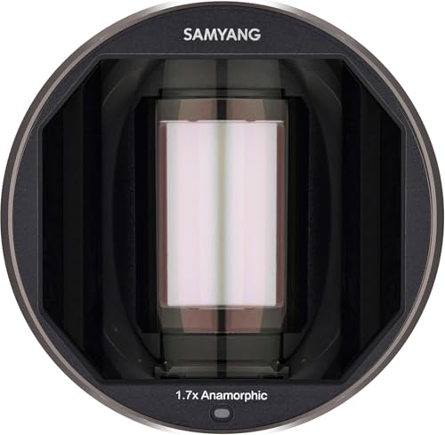 Samyang Adaptador anamórfico para la Serie V-AF con Factor de apriete 1,7X, Adaptador de Objetivo anamórfico con Intensidad lumínica T1.9, Compatible con 5 Objetivos de la Serie V-AF de 24 mm, 35 mm,