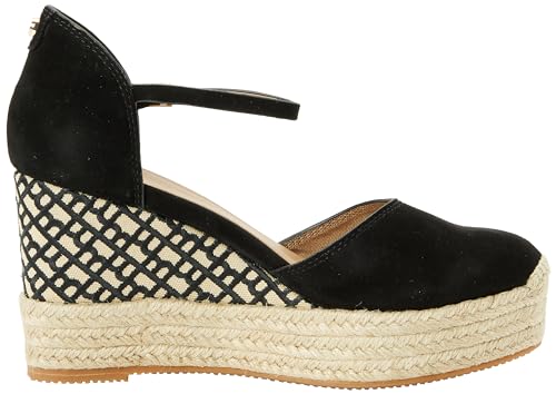 BOSS Madeira_Wedge_sdcveb, Sandalia Mujer, Negro1, 42 EU