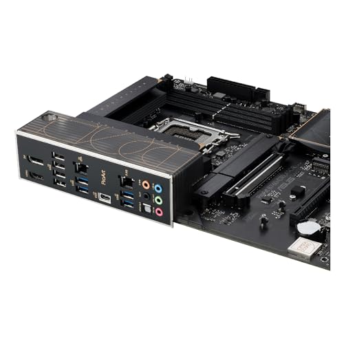 ASUS ProArt B760-Creator Placa Base Intel B760 (LGA 1700 ATX, 12+1 DrMOS, PCIe 5.0, Tres Ranuras M.2, Ethernet de 2,5 GB y 1 GB, l USB 3.2 Gen 2x2 Type-C con 60 W de Carga óptima 4+), Negro