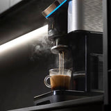 Cecotec Cafetera superautomática Táctil Cremmaet Spin. 1450W, 19 Bares, Pantalla TFT, Sistema Thermoblock, Limpieza Automática, Depósito de 290g de Café en Grano, 1,5L de Agua y 600ml de Leche