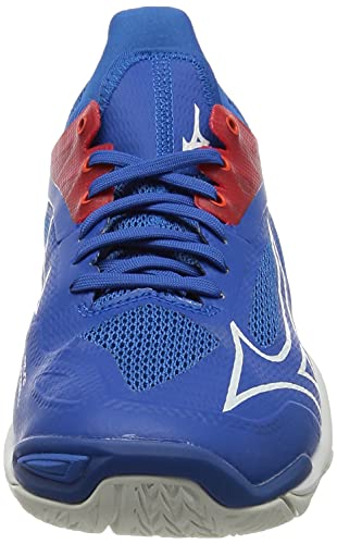 Mizuno Wave Mirage 4, Zapatillas Unisex Adulto, Frenchblue/White/Ired, 38.5 EU