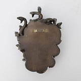 Veronese Design Cabeza de Medusa la serpiente griega Gorgona Serpiente Acabado Bronce Escultura de pared